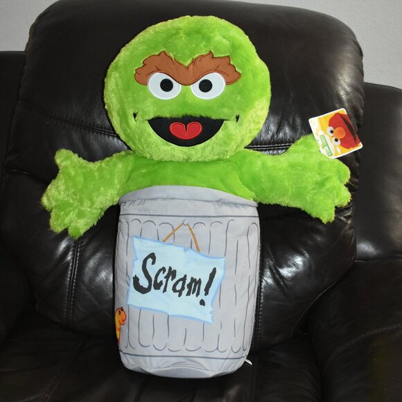 Oscar the Grouch sesame street Jumbo Plush Toy 26” Inch Stuffed Big Large Figure - Picture 1 of 7